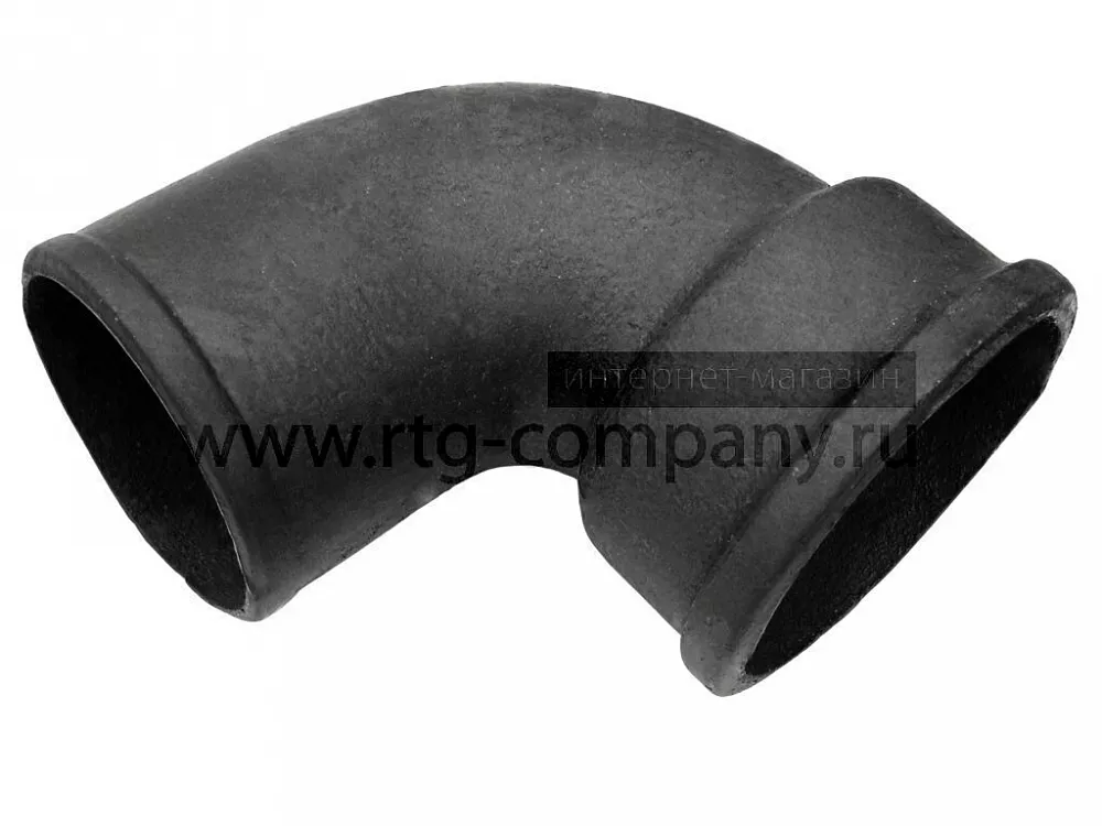 Отвод чугунный канализационный d 50*90гр. с раструбом (ГОСТ 6942-98)