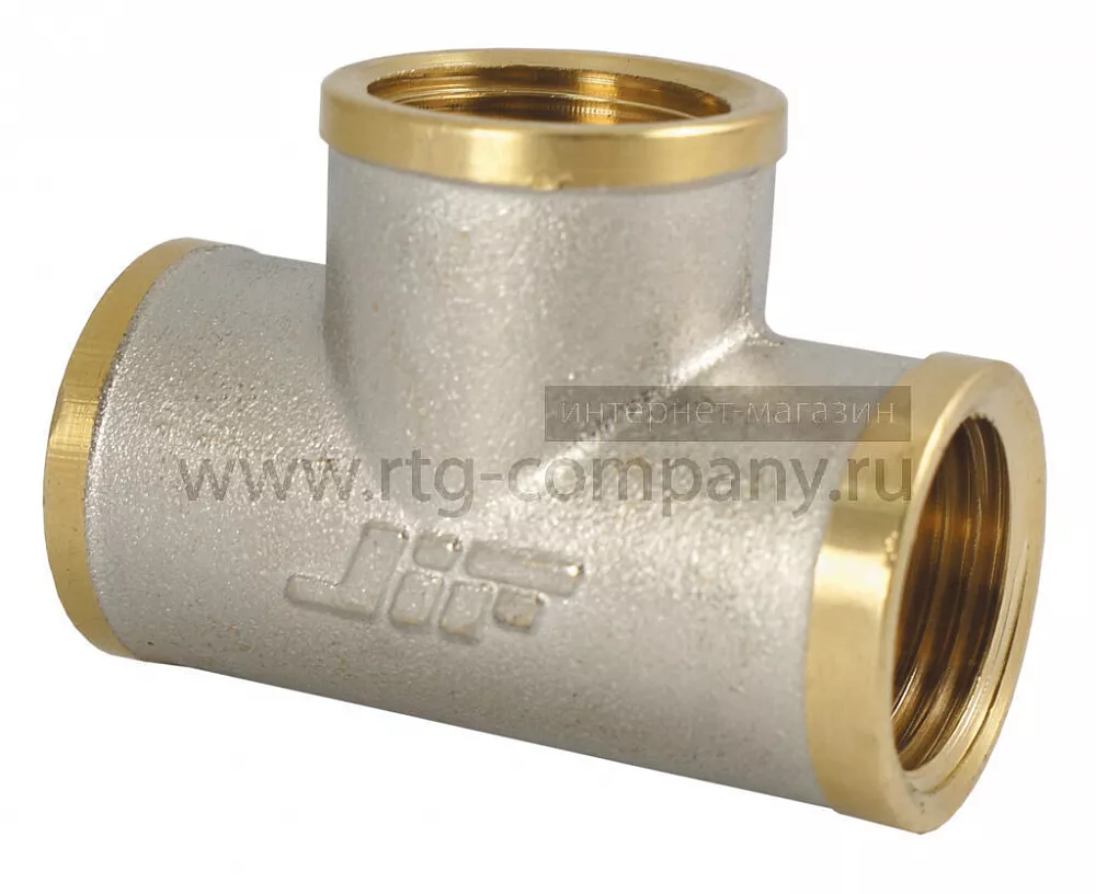 Тройник ВВ внутренняя резьба 1/2" (JIF 240) уп 10 шт