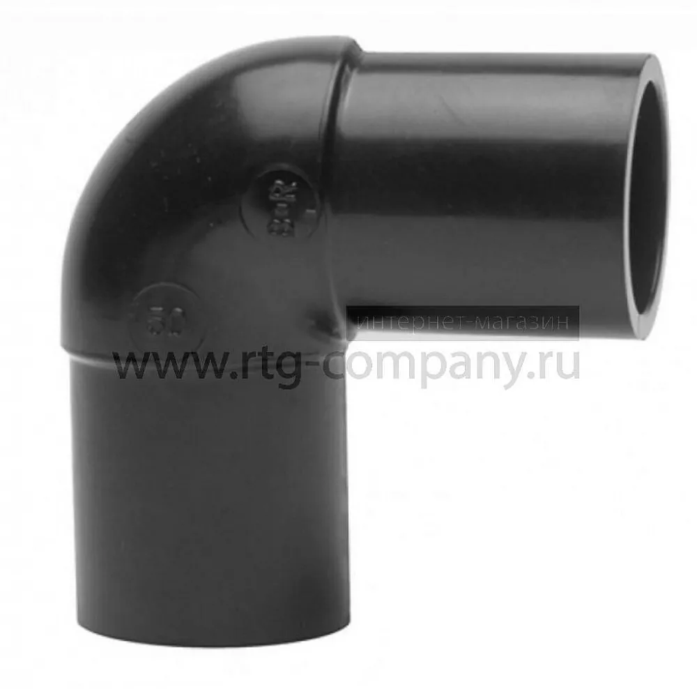 Отвод ПНД литой 110 мм 90гр.С SDR 11 ПЭ100